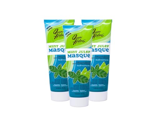 Mint Julep Facial Mask for Oily Skin 8 oz Pack of 3 - Deep Cleansing & Pore Refining