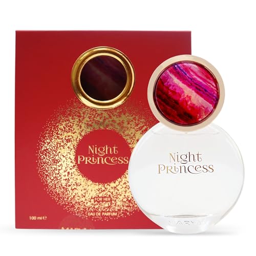 Maryaj Night Princess EDP for Women – Jasmine, Amber, Cedarwood, Oakmoss 3.4 oz