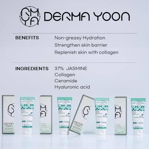Jasmine 37% Daily Facial Moisturizer - Hydrating Korean Skin Care Cream, 3 oz