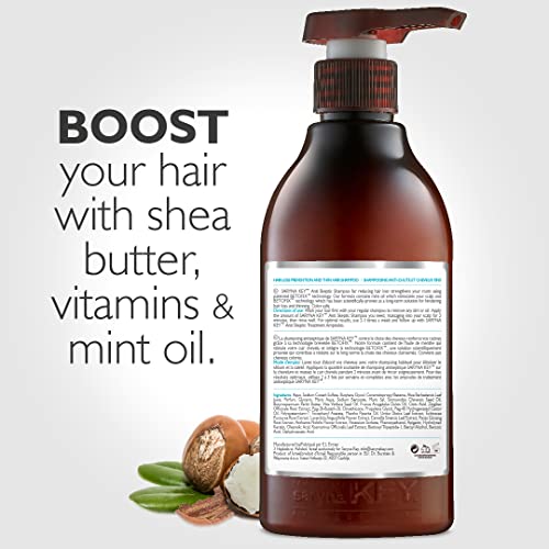 Anti-Skptic Strengthening Shampoo - Nourishing Hair Care with Shea & Mint, 16.9 Fl Oz