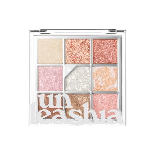 Unleashia Glitterpedia Eye Shadow Palette No.1 All of Glitter - Versatile Shimmer & Glitter Eyeshadows