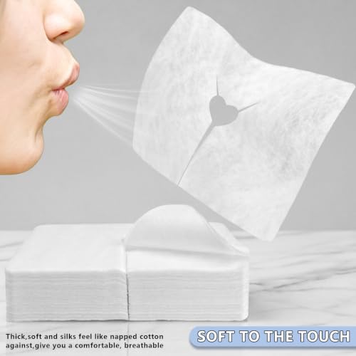 300PCS Disposable Face Cradle Covers - Soft, Non-Sticking, Medical-Grade for Massage Tables & Chairs