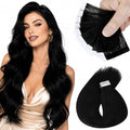 Sunny Hair Tape-in Hair Extensions - 12 Inch Jet Black, 10pcs, 22.# 1 Variation