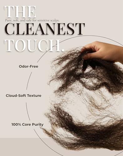 The Fox Afro Kinkys Bulk Human Hair for Braiding - 16 Inch Natural Color, 50g (Variation: 1B-Natural)