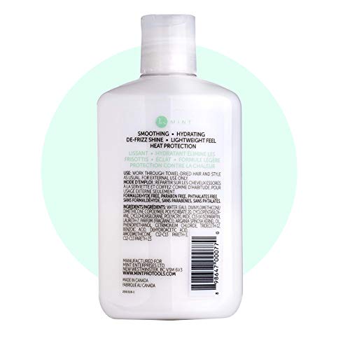 MINT Hydrating Heat Protectant Hair Cream for Frizz Control & Smoothing