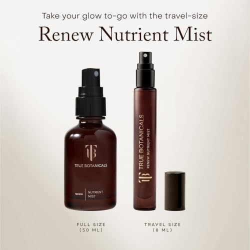 True Botanicals Hydrating Facial Mist with Antioxidants - Vegan, Refreshing Spray, 1.7 fl oz