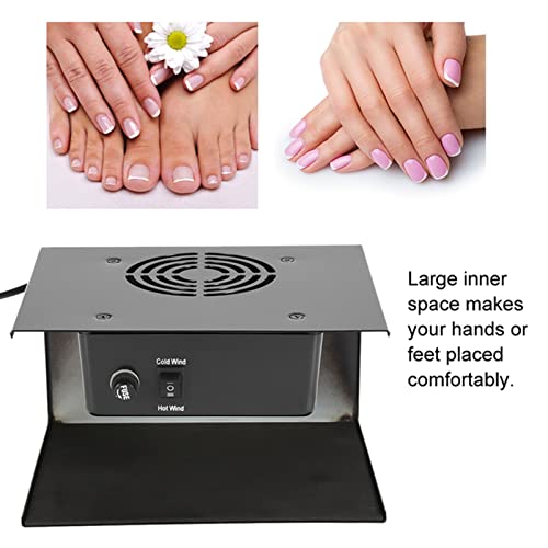 300W Nail Polish Dryer for Manicure & Salon Use - Fast Drying Fan with Cold & Warm Modes
