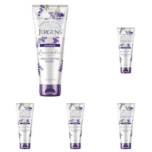 Lavender Body Butter Lotion for Women - 7 Oz Pack of 5, Moisturizing & Relaxing