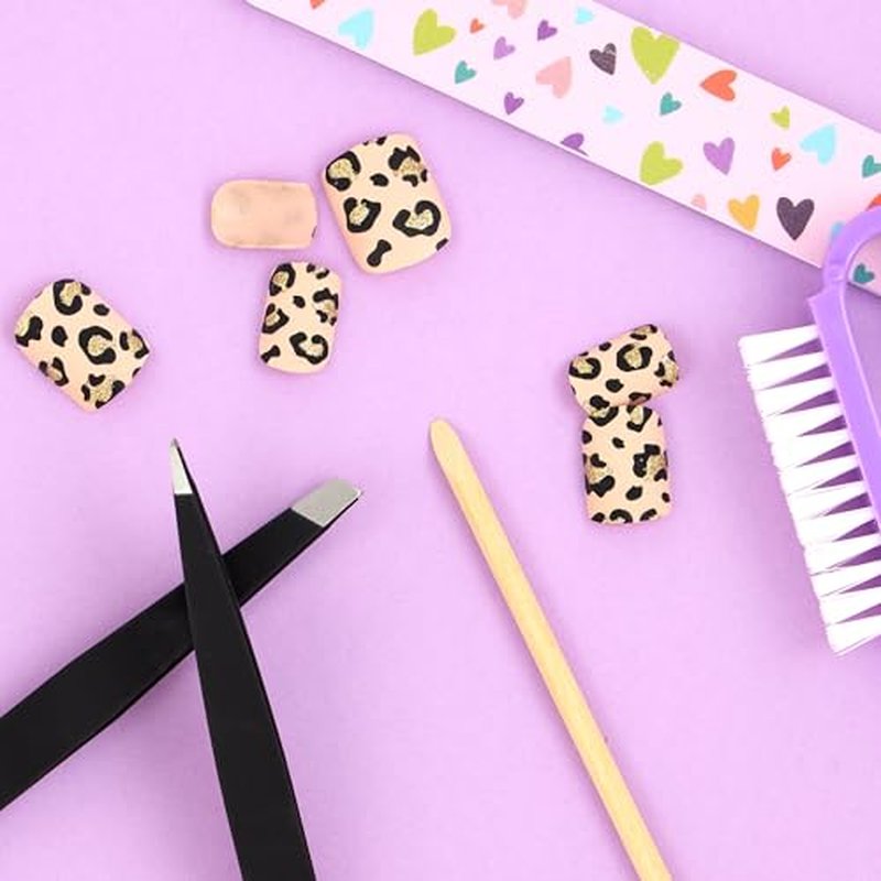 3pc Black Tweezer Set & Glitter Spoolie - Hair Removal Tweezers,Angled and Pointed Tweezer Set, Precision Tweezers & Eyelash Spoolie Set