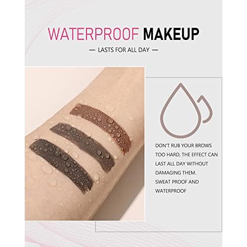 Grey Eyebrow Pencil for Older Women, Waterproof, Eyebrow Pen for Gray Hair