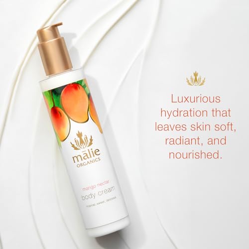 Malie Organics Mango Nectar Hydrating Body Cream 7.5 Fl Oz Organic Vegan