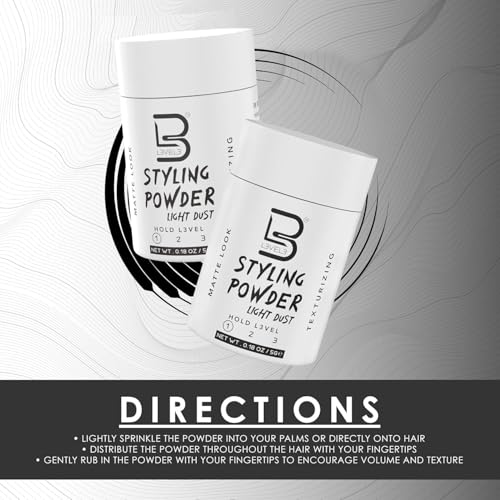 Men's Travel Styling Powder Light Hold 12 Pack - Natural Matte Finish