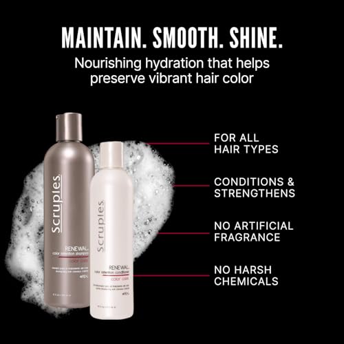 Scruples Color Renewal Duo - Sulfate-Free Shampoo & Conditioner for Color-Treated Hair
