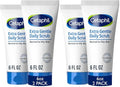 Cetaphil Exfoliating Face Wash - Extra Gentle Daily Face Scrub, Pack of 4, 6 Fl Oz