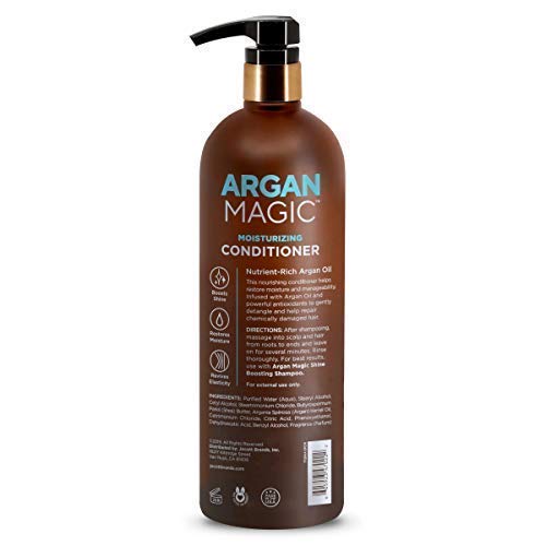 Argan Magic Moisturizing Conditioner 32 oz Pack of 2 - Hydrate & Repair Dry Hair