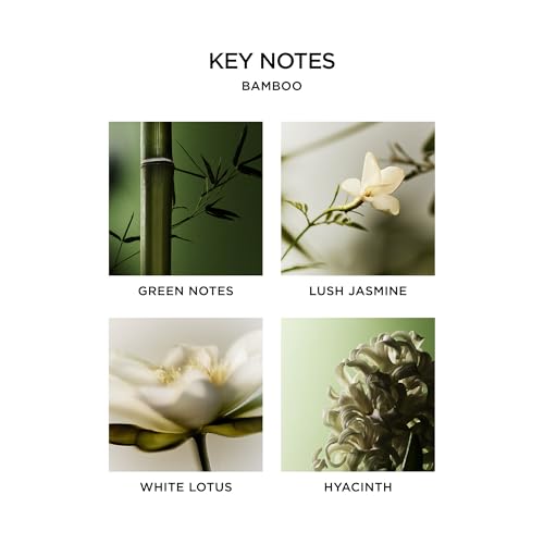 Scented Candle Duo - Bamboo & White Florals, Luxury Home Fragrance