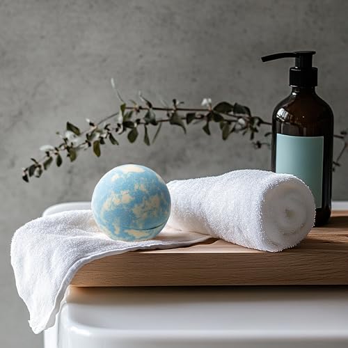 9-Piece Natural Essential Oil Bath Bombs Set - Handmade Spa & Relaxation Gift