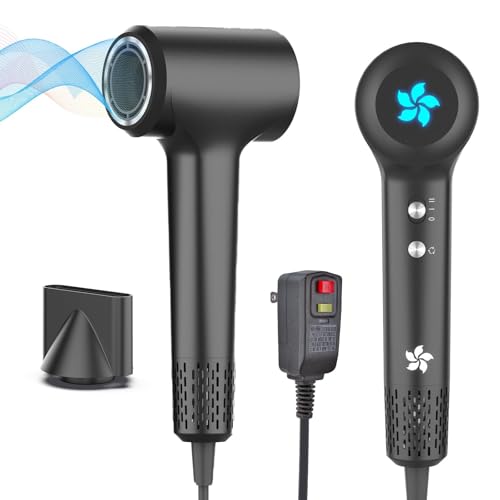 ZPP High Speed Ionic Hair Dryer with Brushless Motor - Dark Gray