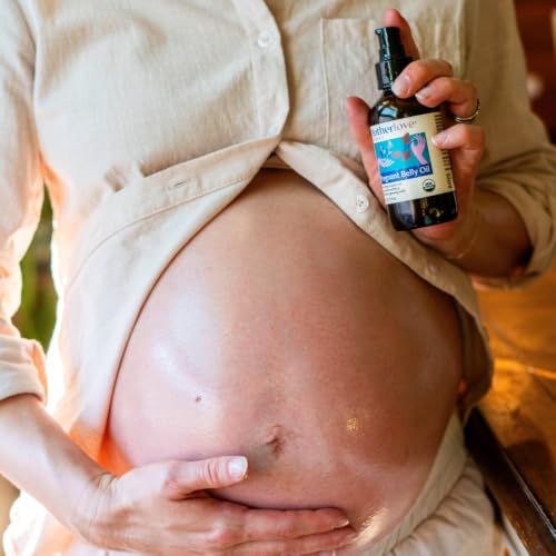 Motherlove Pregnant Belly Oil - Organic Vegan 4 oz Moisturizing & Nourishing