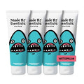 Kids Fluoride Toothpaste Watermelon - Shark-Themed 4-Pack, SLS-Free, Enamel Safe, Vegan & Dentist-Recommended