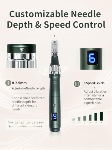 Aofruik 0.25mm Skin Roller Pen for Facial Beauty & Skin Rejuvenation