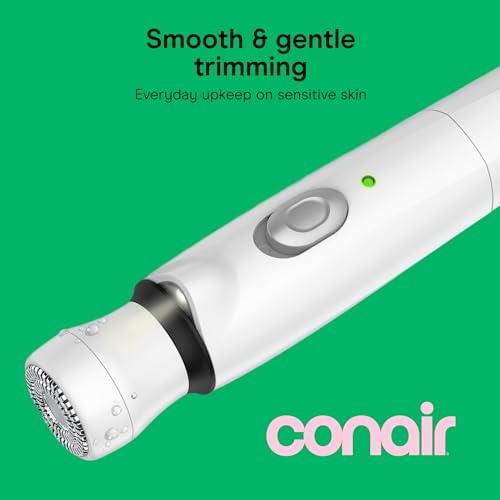 Conair Girlbomb 6-Piece Face & Body Trimmer Set for Women - White