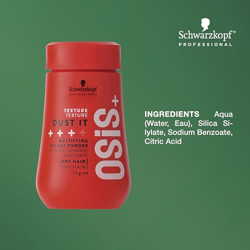 OSiS+ Dust It - Mattifying and Texturizing Volume Powder ? Long-Lasting Hold, Strong Control and Separation for Different Hair Styles