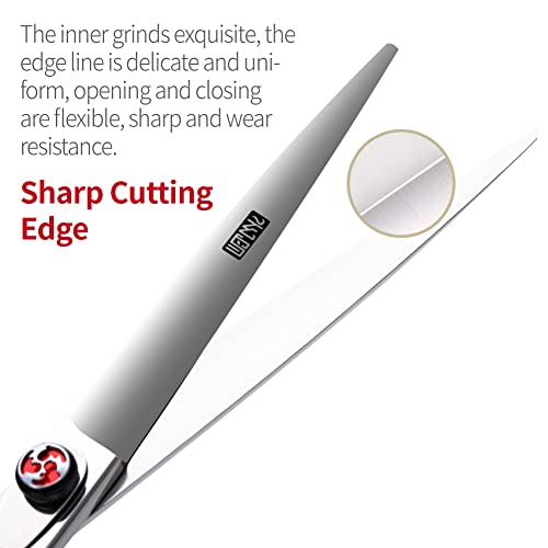7.5-Inch Hair Cutting Scissors - Sharp 440C Stainless Steel Barber Shears