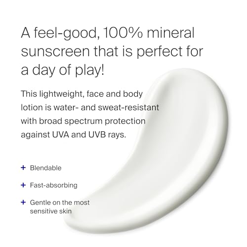 Supergoop! PLAY Mineral Lotion - 1 fl oz, Pack of 2 - Broad Spectrum SPF 30 Sunscreen for Face & Body - Lightweight, Fast Absorbing, Water Resistant - With Green Algae