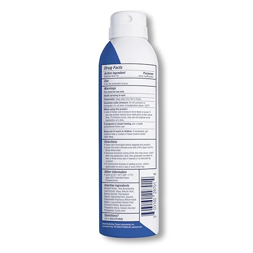 PanOxyl Acne Banishing Body Spray 6 Oz Pack of 2 - Salicylic Acid, Skin Brightening