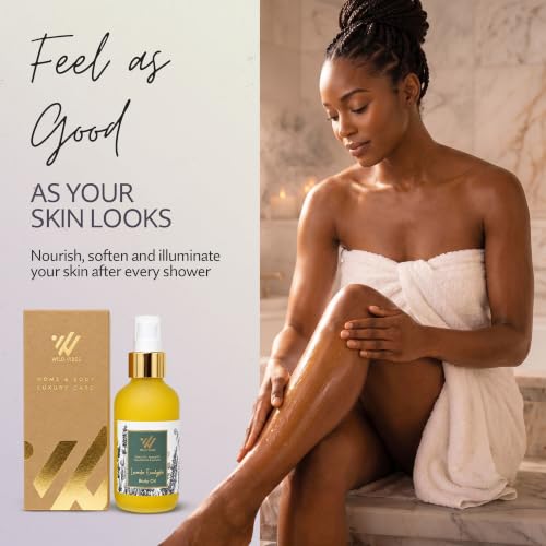 Wild Vibes Lavender Eucalyptus Body Oil - Collagen Boosting Aromatherapy