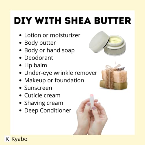 Pure Unrefined Ivory Shea Butter 28oz - Moisturizing Body & Skin Care
