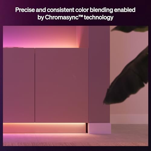 Flux Lightstrip 16-Foot LED Strip Light with App & Voice Control - Vibrant Colors