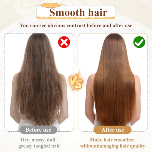 24 Pcs Bamboo Hair Brushes for Detangling & Scalp Massage - Zyghjort Bamboo/24