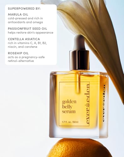 Evereden Mama Must Have Duo: Belly Stretch Mark Oil & Cream, Dermatologist-Tested
