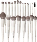 VYNESTRA 20-Piece Makeup Brush Set - Face & Eye Professional Tools