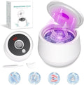 Ultrasonic Retainer Cleaner Machine 45kHz with UV & 4 Modes - Portable Dental & Jewelry Cleaner