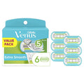 Gillette Venus Embrace Women's Razor Refills - 6 Count Replacement Blades - Variation 1 Pack of 6