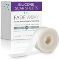 Fade Away Silicone Scar Tape Roll for Surgical & Injury Scars, Medical Grade, 6 ft