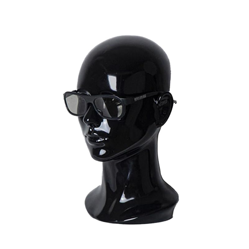 White Female Mannequin Head for Wigs Hats Jewelry Display with Black Variation