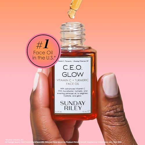 Sunday Riley C.E.O. Glow Vitamin C & Turmeric Face Oil 0.5 Fl Oz
