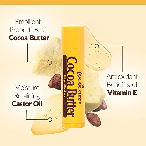 Cococare Cocoa Butter Lip Balm Set - 24 Pieces, Moisturizing Lip Care