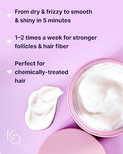 Keranique Deep Repair Hair Mask 7.5 Fl Oz – Keratin Protein + Ceramides, Strengthens & Volumizes Dry, Damaged & Thinning Hair