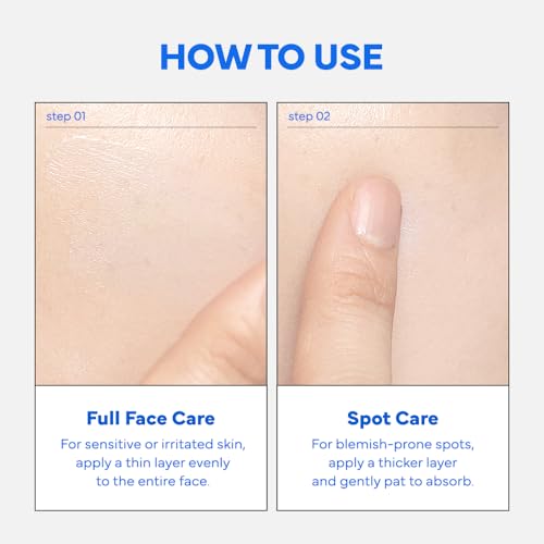 SAM¡¯U PH Sensitive Spot Cream ? Redness Reducing Blue Cream with Guaiazulene, Ceramides & Peptides for Redness Relief and Post-Blemish Recovery ? Korean Face Moisturizer 30ml / 1.01 fl.oz