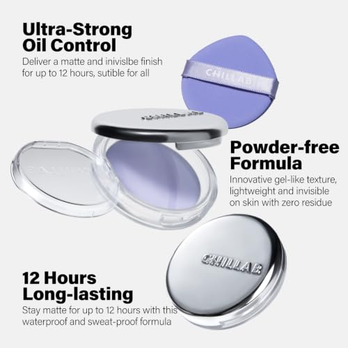 Chillab Signature Lip & Face Gift Set with Lavender Matte Powder & Plumping Lip Oil