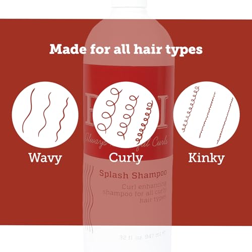 RICI 16oz Curly Hair Shampoo with Hydrating Formula - 32 Fl Oz Pack, Made in USA