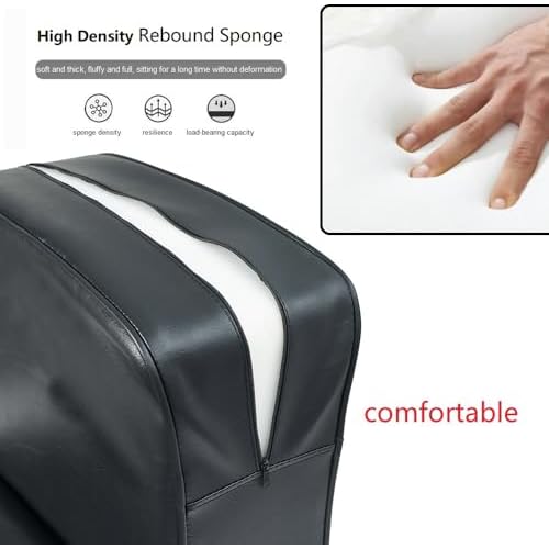 Kaleurrier Booster Seat for Salon Chair - Shampoo Chair Barber Chairs Height Increasing Seat Cushion for Kids - Professional Salon Station Hair Cutting Equipment U Shape (Concave)