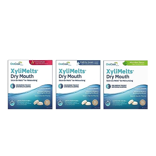 Dry Mouth Relief Bundle with XyliMelts - 3 Flavors, 120 Count