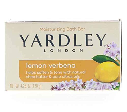 Lemon Verbena Moisturizing Bar Soap with Shea Butter & Citrus Oil - Pack of 8