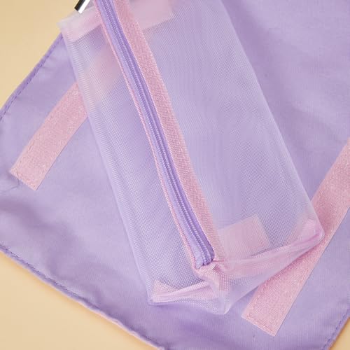 MINISO Snoopy Colorful Life Collection Foldable Makeup Bag Cosmetic Bag Waterproof Large Roll-Up Portable Travel Organizer For Women Girls